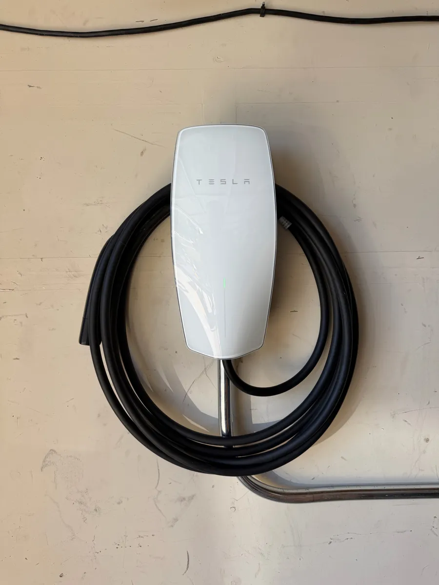 Tesla Wall Connector installed with conduit